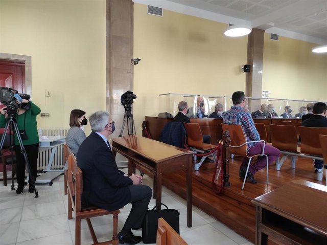 José Enrique Fernández de Moya durante el juicio