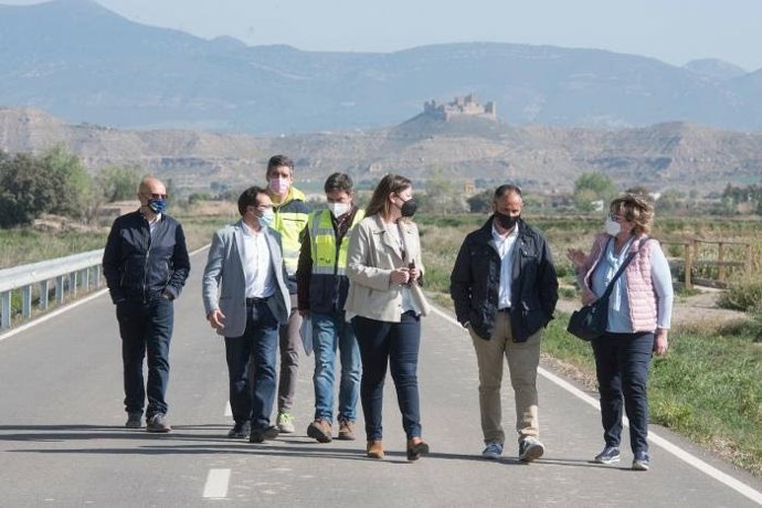 Visita a la carretera que une Tierz con Bellestar del Flúmen (Huesca).