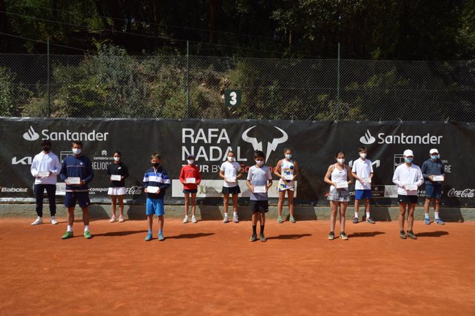 El Rafa Nadal Tour by Santander reunió en Barcelona al mejor talento del tenis juvenil.