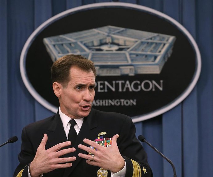 Archivo - El portavoz del Pentágono, John Kirby.