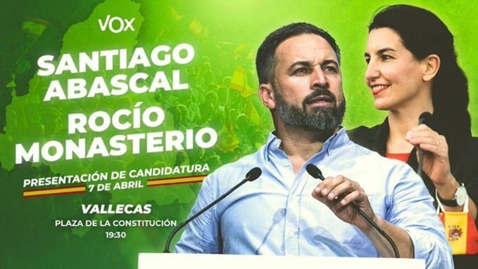 Presentación de candidatura de Vox en Vallecas.
