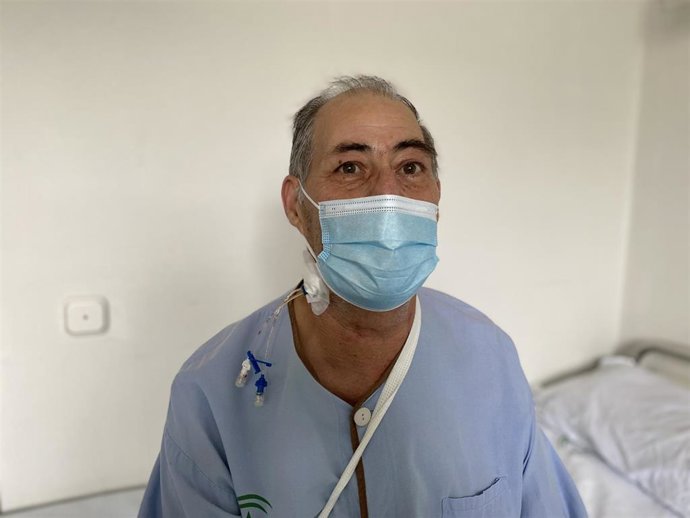 El paciente trasplantado de corazón en el Hospital Universitario Reina Sofía de Córdoba Juan Caracuel.