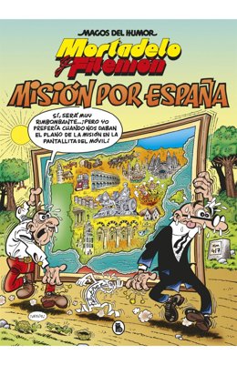 Portada de 'Misión por España', de Francisco Ibáñez, publicada por el sello Bruguera, del grupo Penguin Random House.