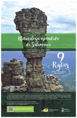 Cartel de 'Naturaleza escondida' en Salamanca