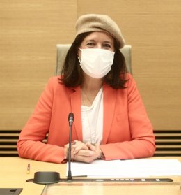 Archivo - La directora de la Agencia Española de Protección de Datos, Mar España Martí, durante una Comisión para la auditoría de la calidad democrática, la lucha contra la corrupción y las reformas institucionales y legales, en Madrid, (España), a 17 d