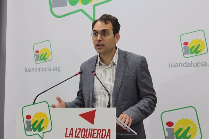 Toni Valero, coordinador general de IU Andalucía y portavoz de Unidas Podemos por Andalucía