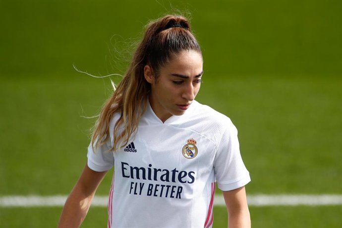 Archivo - Olga Carmona con el Real Madrid