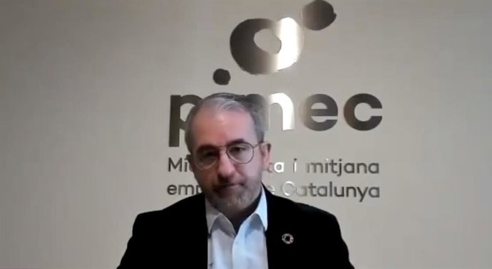 Archivo - El secretario general de Pimec, Josep Ginesta, en una imagen de archivo