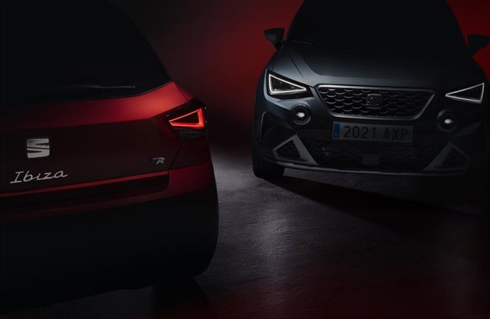 Archivo - Seat muestra los nuevos Ibiza y Arona, con un diseño actualizado.