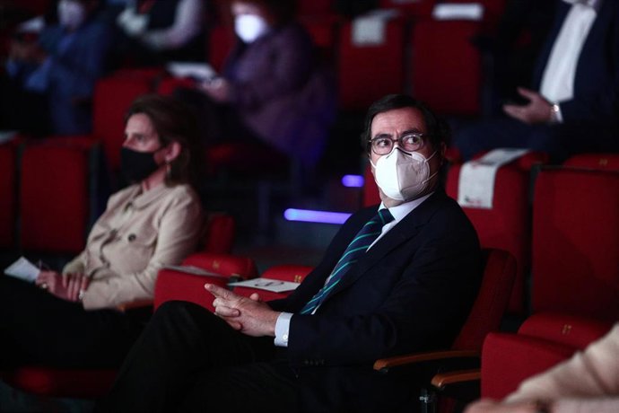 Archivo - El presidente de la CEOE, Antonio Garamendi
