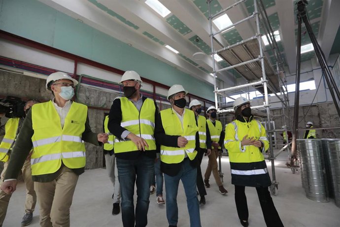 Visita ás obras da intermodal de Pontevedra