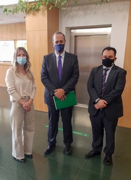 Visita de la Junta a Santa Fe (Granada)