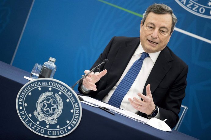 El primer ministro italiano Mario Draghi