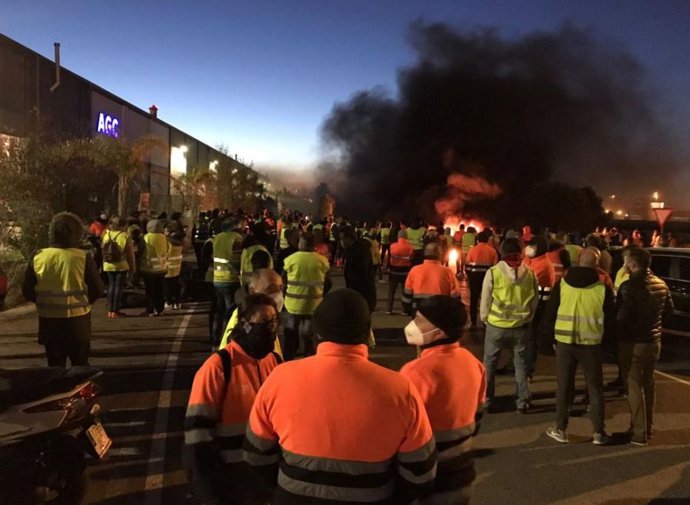 Huelga en Pilkington Sagunto