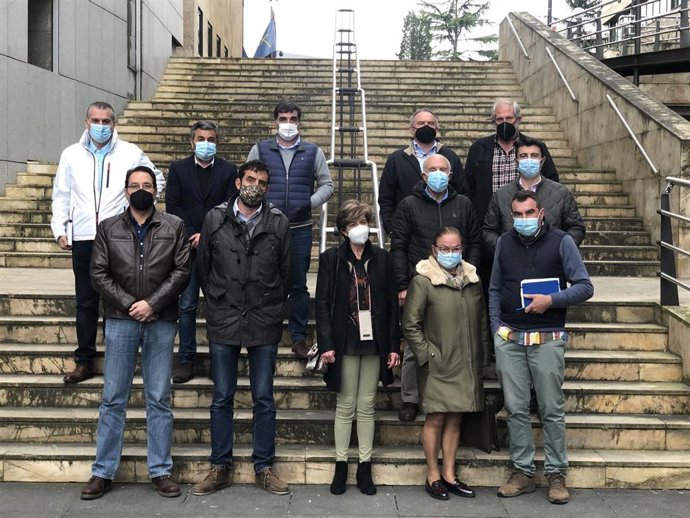 Rubén Fernández, reelegido Presidente del Consejo Regulador de la I.G.P. Ternera Asturiana y su equipo.