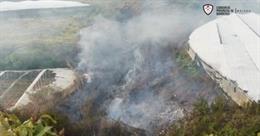 Incendio en Torrox (Málaga)