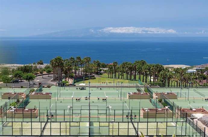 Vista de las instalaciones de la Abama Tennis Academy de la localidad tinerfeña de Guía de Isora