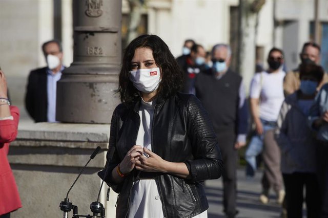 La presidenta de la Comunidad de Madrid y candidata a la reelección, Isabel Díaz Ayuso