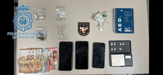 Efectos intervenidos en el bar