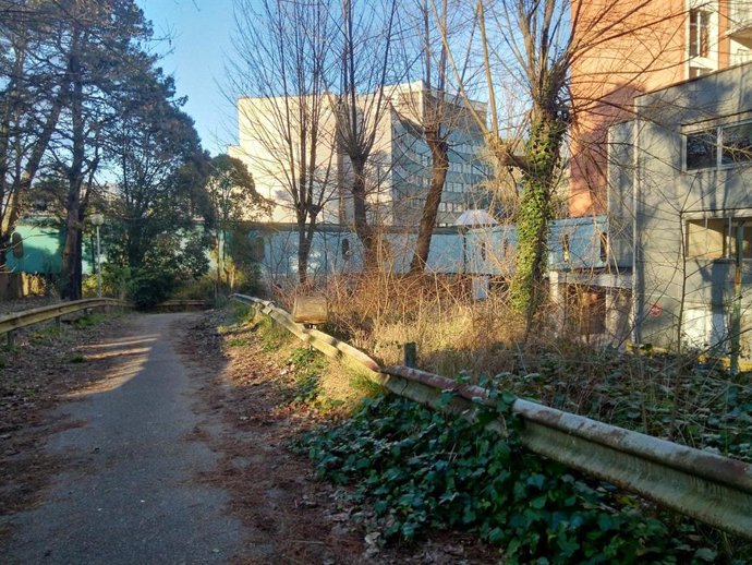 Archivo - Zona del antiguo HUCA