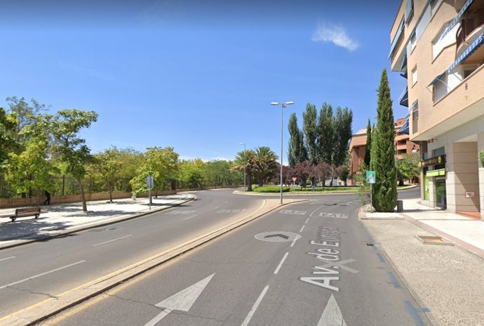 Imagen de la Avenida de Europa de Toledo en Google Street View
