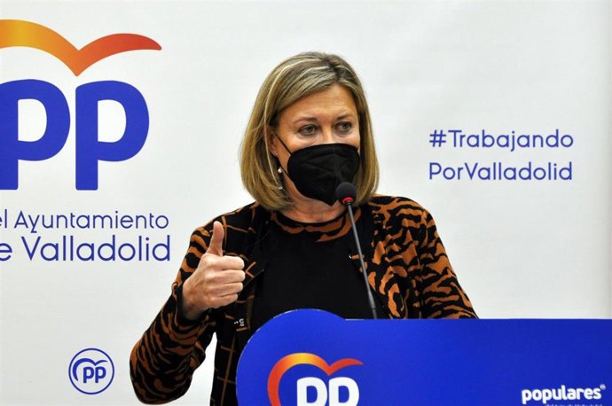 La presidenta del Grupo Municipal Popular, Pilar del Olmo.