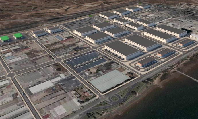 Imagen del proyecto de la ZAL en Huelva.