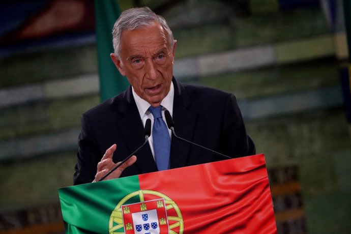 Archivo - 25 January 2021, Portugal, Lisbon: Portuguese President Marcelo Rebelo de Sousa speaks during a press conference after winning the Presidential Election. Photo: Pedro Fiuza/ZUMA Wire/dpa