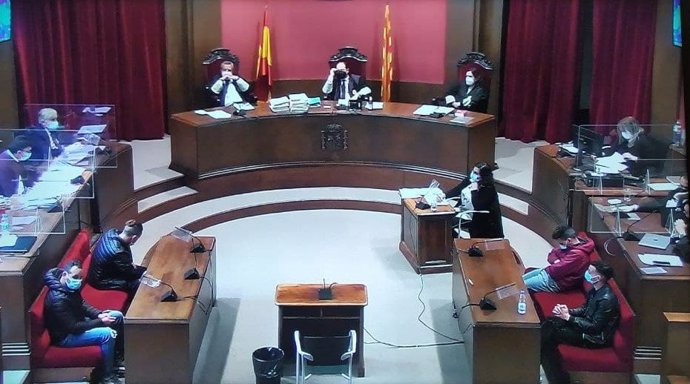 Declaracions durant la segona sessió del judici de la 'manada de Sabadell', el 7 d'abril del 2021.