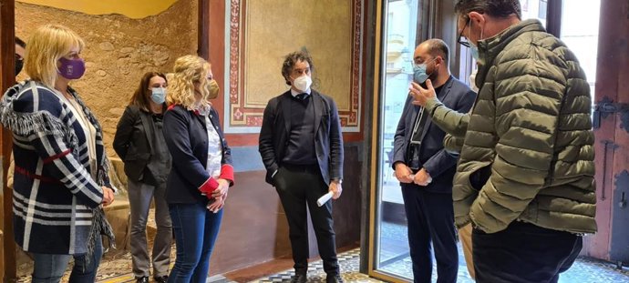 Colomer en su visita a Betxí