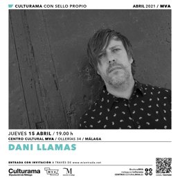 El centro cultural MVA recibe el próximo 15 de abril al cantante de hardcore-rock Dani Llamas