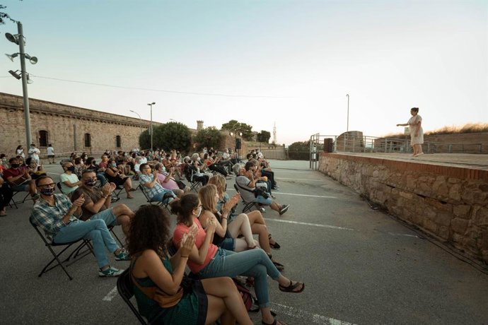 Imatge de l'edició 2020 del Festival Píndoles al Castell de Montjuc de Barcelona (Arxiu)