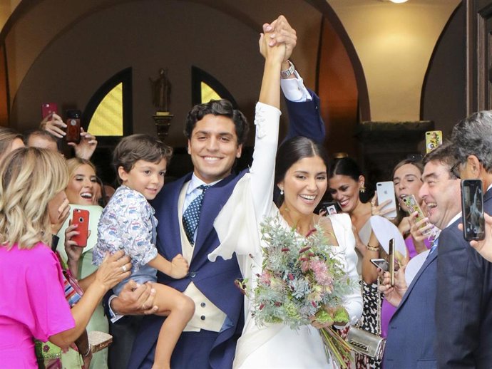 Archivo - Los influencers María García de Jaime y Tomás Paramo se dan el "Sí, quiero" con una romántica boda    BODA