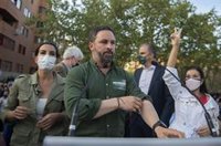 4M.- Abascal en Vallecas: "18 pasos hemos tenido que dar hasta acercarnos a esos miserables"