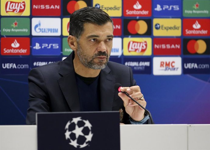 Archivo - Coach of FC Porto Sergio Conceicao during the post match press conference following the UEFA Champions League, Group C football match between Olympique de Marseille and FC Porto on November 25, 2020 at Orange Velodrome stadium in Marseille, Fr