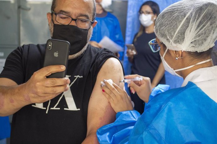 Vacunación contra el coronavirus en Sao Paulo, Brasil
