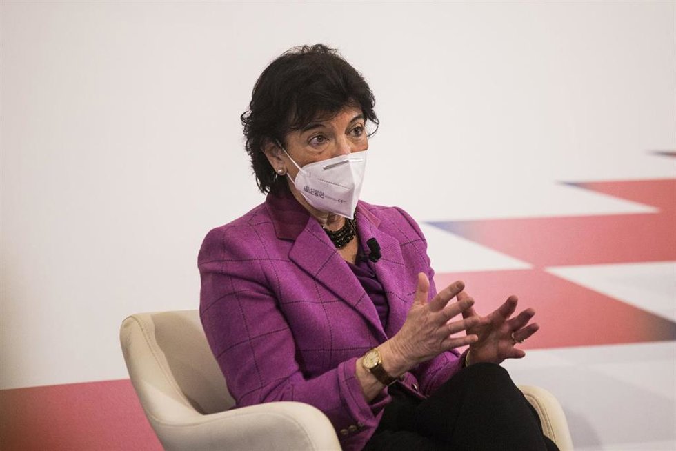 La ministra de Educación y Formación Profesional, Isabel Celaá.
