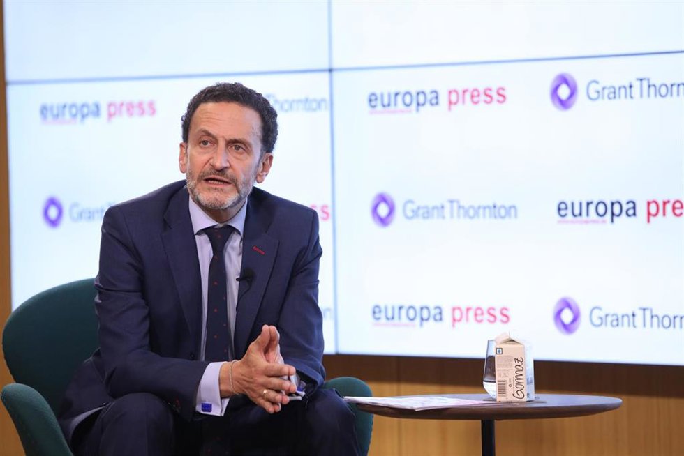 El candidato de Ciudadanos a la presidencia de la Comunidad de Madrid, Edmundo Bal, interviene en Desayunos Madrid', el desayuno informativo organizado por Europa Press, a 8 de abril de 2021, en el Auditorio Meeting Place, Madrid, (España).