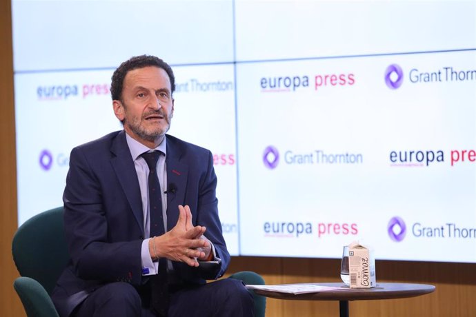 El portavoz de Ciudadanos y candidato a la Presidencia de la Comunidad de Madrid, Edmundo Bal, interviene en un desayuno informativo organizado por Europa Press, en el Auditorio Meeting Place.