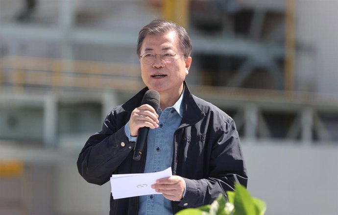 El presidente de Corea del Sur, Moon Jae In. 