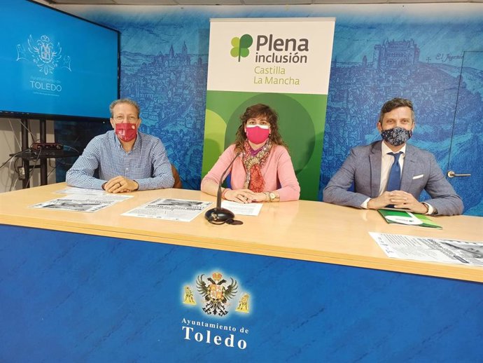 La concejal de Servicios Sociales de Toledo, Ana Belén Abellán, en la presentación del nuevo Ciclo de Cine sobre Discapacidad Intelectual organizado por el Ayuntamiento con la colaboración de Plena Inclusión y Feciso