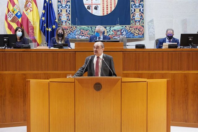 El presidente del Gobierno de Aragón, Javier Lambán.