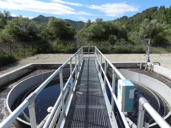 Archivo - Imagen de archivo de una depuradora de la Agncia Catalana de l'Aigua (ACA).