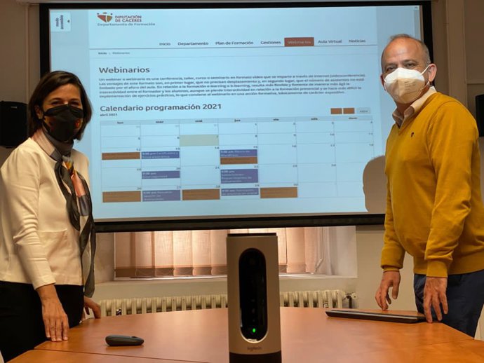 La Diputación de Cáceres abre un canal de webinarios para los empleados y cargos públicos de la provincia
