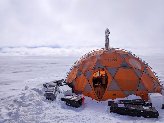 Ubicación del experimento WATSON durante las pruebas en Groenlandia