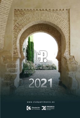 Cartel del Club Patrimonio de la Diputación de Córdoba.
