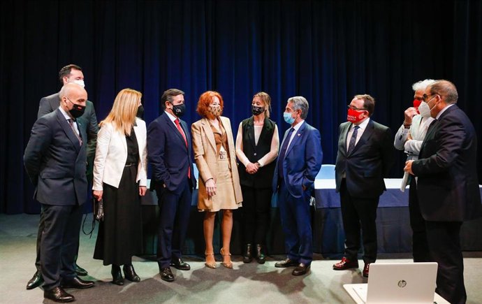 Jornada 'Situación del tejido empresarial y perspectivas en 2021' en el Palacio de La Magdalena de Santander