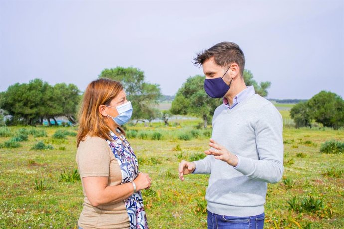 Carmen Santa María y Fede Palomeque