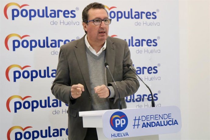 El presidente del PP de Huelva, Manuel Andrés González.