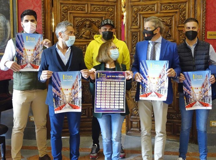 Presentación de la  feria 'Stock fuera' de San Antón